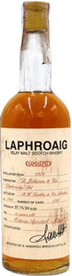 Single Malt Whisky Mongiardino Samaroli From Laphroaig 14 Years Collector's Item Not for Consumption
