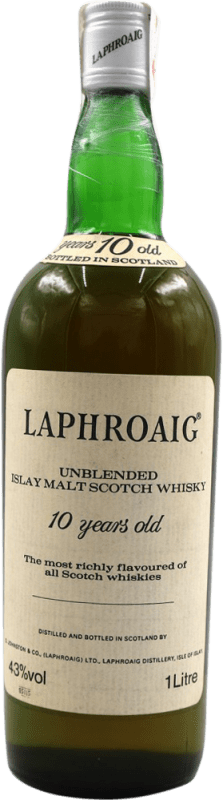 送料無料 | ウイスキーシングルモルト Laphroaig コレクターの標本 イギリス 10 年 1 L