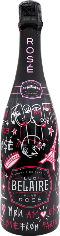 Envio grátis | Espumante rosé Luc Belaire Rare Rosé Edición Gregoire Devin França 75 cl