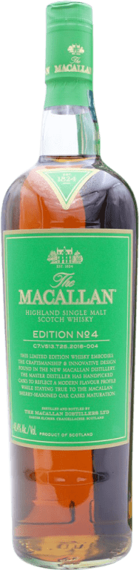 Envoi gratuit | Single Malt Whisky Macallan Edition Nº 4 Royaume-Uni 70 cl