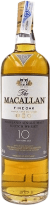 シングルモルトウイスキー Macallan Fine Oak Cask — オーク樽 10 年 70 cl