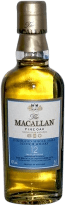 威士忌单一麦芽威士忌 Macallan Fine Oak 12 岁 微型瓶 5 cl