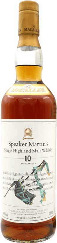 Free Shipping | Whisky Single Malt Macallan Speaker Martin's Collector's Specimen United Kingdom 10 Years 70 cl