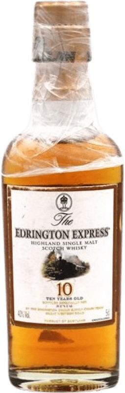 Free Shipping | Single Malt Whisky Macallan The Edrington Express United Kingdom 10 Years Miniature Bottle 5 cl Collector's Item Not for Consumption