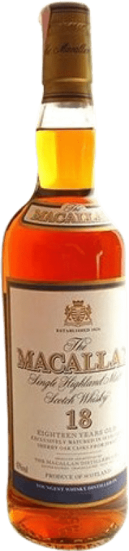 Free Shipping | Whisky Single Malt Macallan Collector's Specimen United Kingdom 18 Years 70 cl