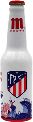 Bier Mahou Atlético de Madrid Neptuno Drittel-Liter-Flasche 33 cl