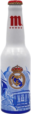 ビール Mahou Real Madrid Santiago Bernabéu 3分の1リットルのボトル 33 cl