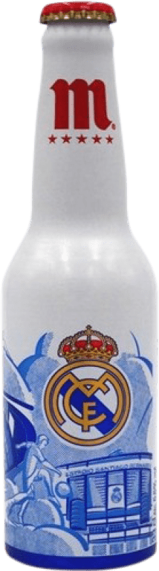 Spedizione Gratuita | Birra Mahou Real Madrid Santiago Bernabéu Spagna Bottiglietta Terzo 33 cl