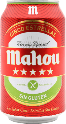 Bière Mahou Sin Gluten Boîte 33 cl