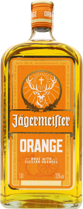 Free Shipping | Herbal liqueur Mast Jägermeister Orange Germany 1 L