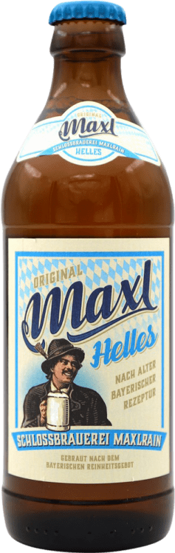 Kostenloser Versand | Bier Maxl Helles Deutschland Drittel-Liter-Flasche 33 cl