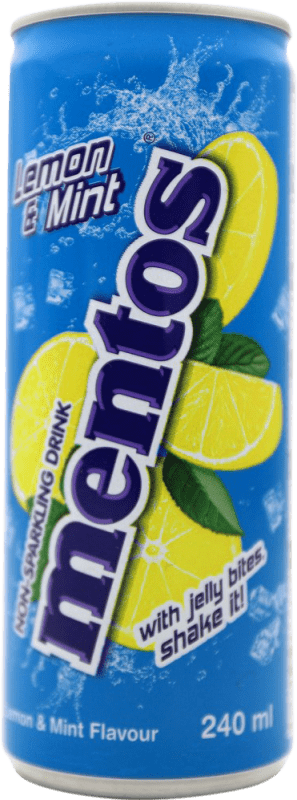 Envoi gratuit | Boissons Fraîches Mentos Pays-Bas Canette 25 cl Limón — Citron, Menta — Menthe
