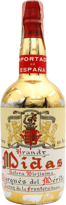 Envio grátis | Brandy Conhaque Midas. Solera Espécime de Colecionador Espanha 50 Anos 70 cl