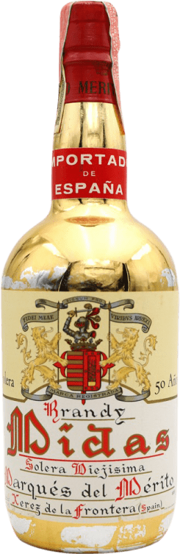 98,95 € Envío gratis | Brandy Midas Solera 50 Años Ejemplar Coleccionista No Apto para Consumo