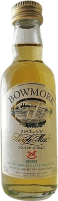 威士忌单一麦芽威士忌 Morrison's Bowmore CHAS 10th Anniversary 收藏家标本 微型瓶 5 cl