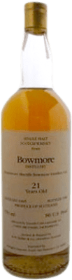 Single Malt Whisky Morrison's Bowmore Corti Brothers Sacramento Scotland 21 Years 70 cl Collector's Item Not for Consumption