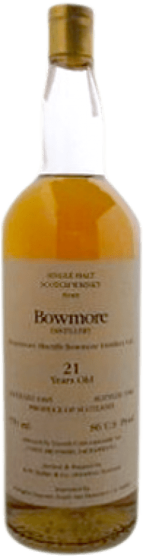 Kostenloser Versand | Whiskey Single Malt Morrison's Bowmore Corti Brothers Sacramento Sammlerexemplar Schottland Großbritannien 21 Jahre 70 cl