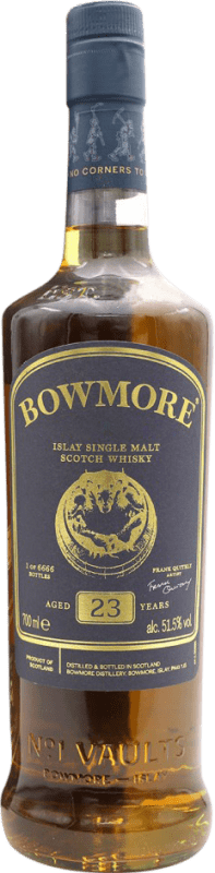 Free Shipping | Whisky Single Malt Morrison's Bowmore No Corners to Hide Scotland United Kingdom 23 Years 70 cl