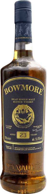 Free Shipping | Single Malt Whisky Morrison's Bowmore No Corners to Hide Scotland United Kingdom 23 Years 70 cl