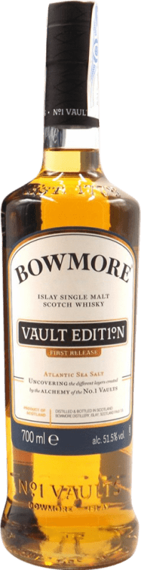 Kostenloser Versand | Single Malt Whisky Morrison's Bowmore Vault First Atlantic Sea Salt Limitierte Edition Schottland Großbritannien 70 cl