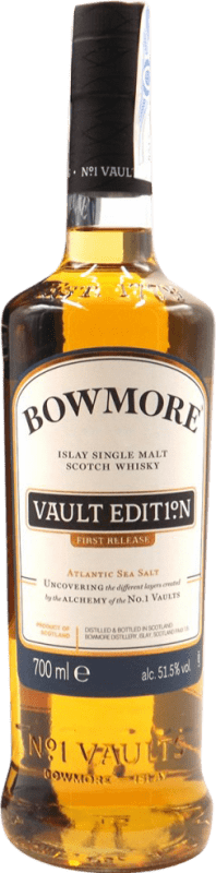 Kostenloser Versand | Whiskey Single Malt Morrison's Bowmore Vault Edition First Release Atlantic Sea Salt Schottland Großbritannien 70 cl