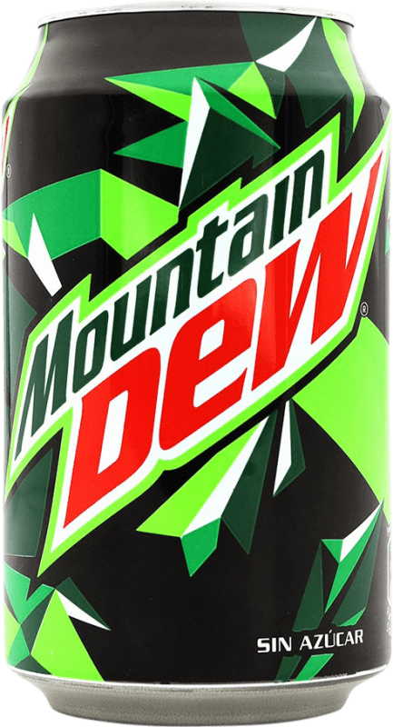 Free Shipping | Soft Drinks & Mixers Mountain Dew Lima-Limón United States Can 33 cl