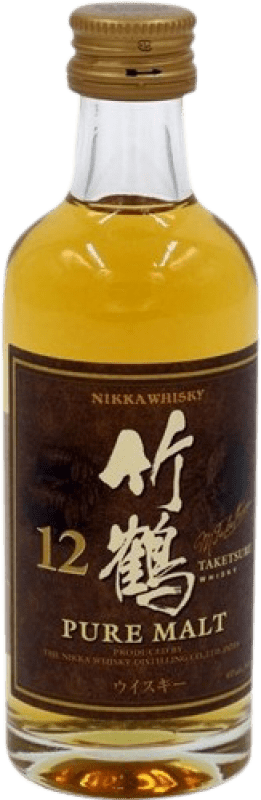 送料無料 | ウイスキーブレンド Nikka Taketsuru 日本 12 年 ミニチュアボトル 5 cl