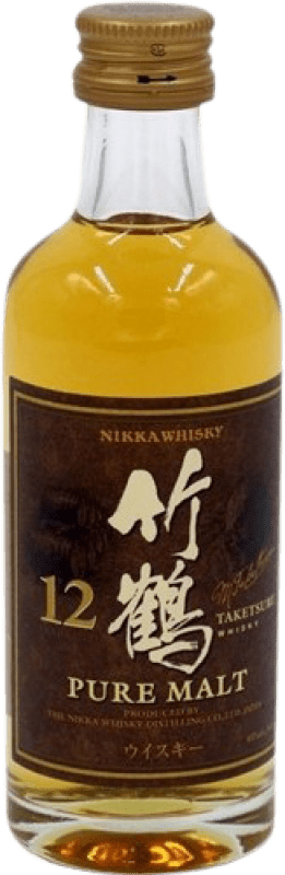 Kostenloser Versand | Blended Whisky Nikka Taketsuru Japan 12 Jahre Miniaturflasche 5 cl