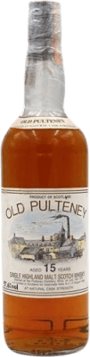 Single Malt Whisky Old Pulteney 15 Jahre Sammlerstück Nicht zum Verzehr Geeignet