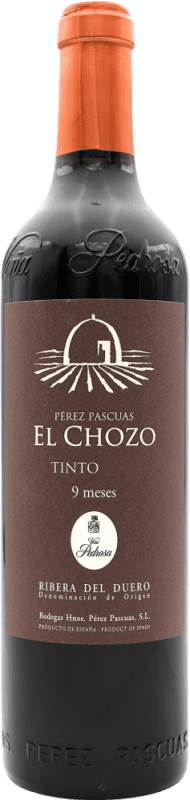 Бесплатная доставка | Красное вино Hermanos Pérez Pascuas El Chozo 9 Meses D.O. Ribera del Duero Кастилия-Леон Испания 75 cl