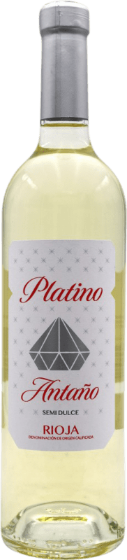 Envoi gratuit | Vin blanc Antaño Platino Demi-Sec Demi-Sucré D.O.Ca. Rioja Espagne 75 cl