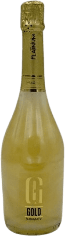 Envoi gratuit | Blanc mousseux Platinvm Magic Gold Espagne 75 cl