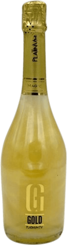 Envoi gratuit | Blanc mousseux Platinvm Magic Gold Espagne 75 cl