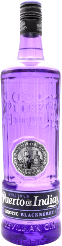 22,95 € | 金酒 Puerto de Indias Blackberry 西班牙 1 L