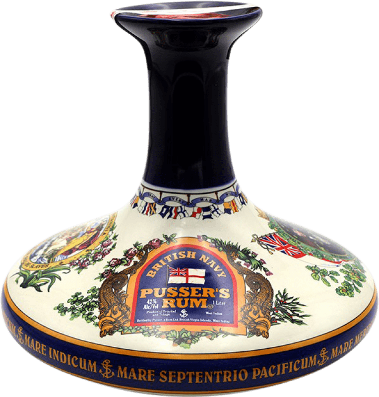 Бесплатная доставка | Ром Pusser's Rum Lord Nelson Cerámica Гайана 1 L