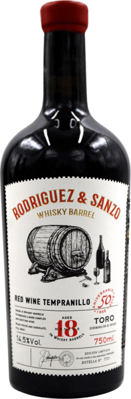 35,95 € | Vino Tinto Rodríguez & Sanzo D.O. Toro España Tempranillo 75 cl