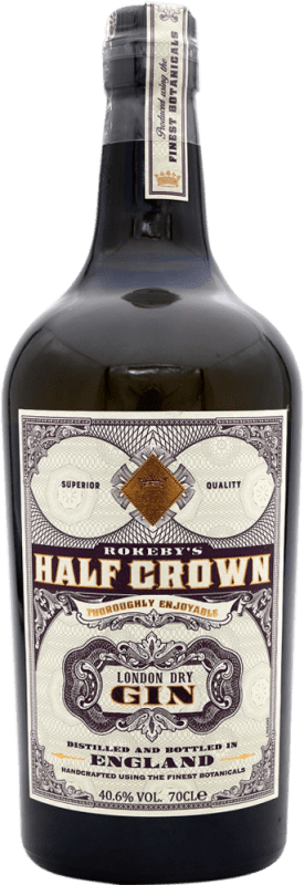 Spedizione Gratuita | Gin Rokeby's. Half Crown Gin Regno Unito 70 cl