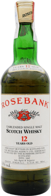 ウイスキーシングルモルト Rosebank コレクターの標本 12 年 70 cl