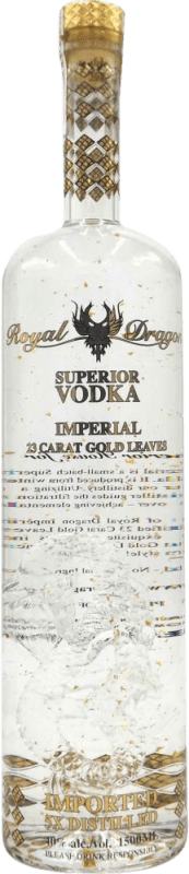 219,95 € | Vodka Dragon Imperial, Royal Russian Federation Special Bottle 1,5 L
