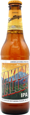 Kostenloser Versand | Bier San Miguel IPA Yakima Valley Spanien Drittel-Liter-Flasche 33 cl