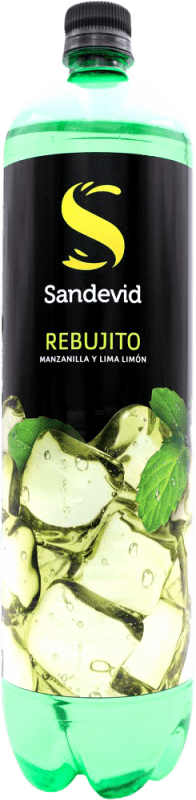 3,95 € | Schnaps Sandevid. Rebujito Spanien Spezialflasche 1,5 L Lima — Limette, Limón — Zitrone, Manzana — Apfel