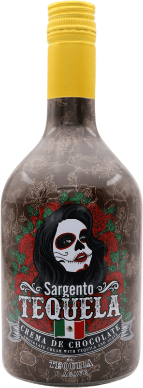 Kostenloser Versand | Cremelikör Sargento Tequela. Chocolate con Tequila Mexiko 70 cl