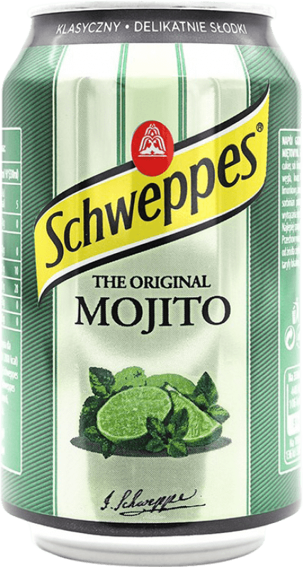 Бесплатная доставка | Schnapp Schweppes Mojito Испания Алюминиевая банка 33 cl