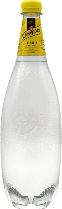 Free Shipping | Soft Drinks & Mixers Schweppes Tónica Original Spain 1 L