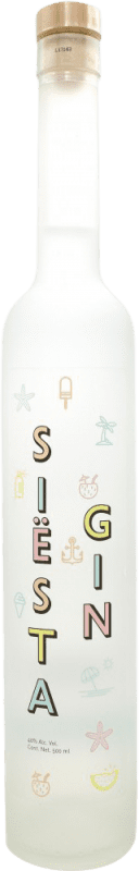 Бесплатная доставка | Джин Siesta Испания Средняя бутылка 50 cl