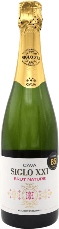 Бесплатная доставка | Белое игристое Siglo XXI Природа Брута D.O. Cava Испания 75 cl