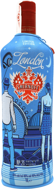 Kostenloser Versand | Wodka Smirnoff Nightlife Capitals Londres Russland 1 L
