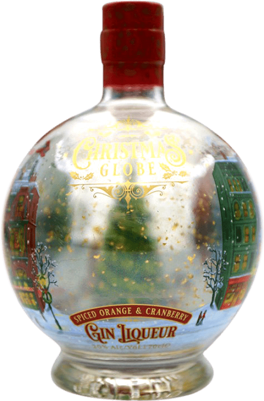 Free Shipping | Liqueurs Snow Globe Christmas Limited Edition United Kingdom 70 cl Cranberry — Cranberries, Spiced, Orange