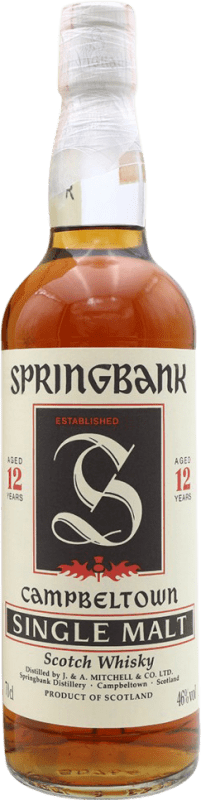 1 609,95 € Envío gratis | Whisky Single Malt Springbank 12 Años Ejemplar Coleccionista No Apto para Consumo