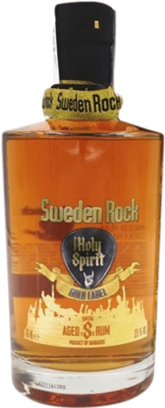 Envoi gratuit | Rhum Sweden Rock. Gold Label Barbade 70 cl